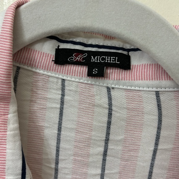 Long sleeve shirt, ties on the front. Sz:S - Picture 2 of 7